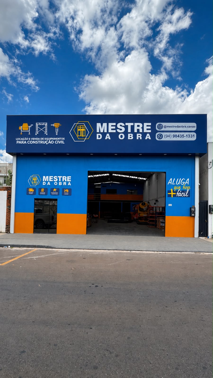Fachada da loja Mestre da Obra em Canaã dos Carajás, PA