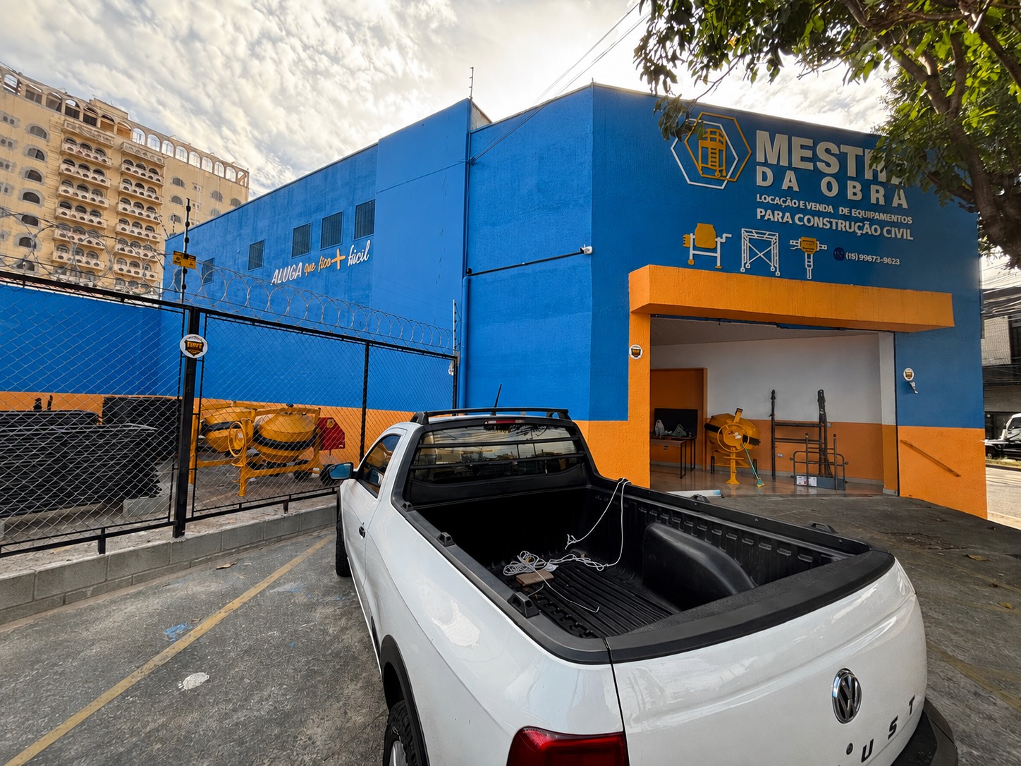 Fachada da loja Mestre da Obra em Sorocaba, SP